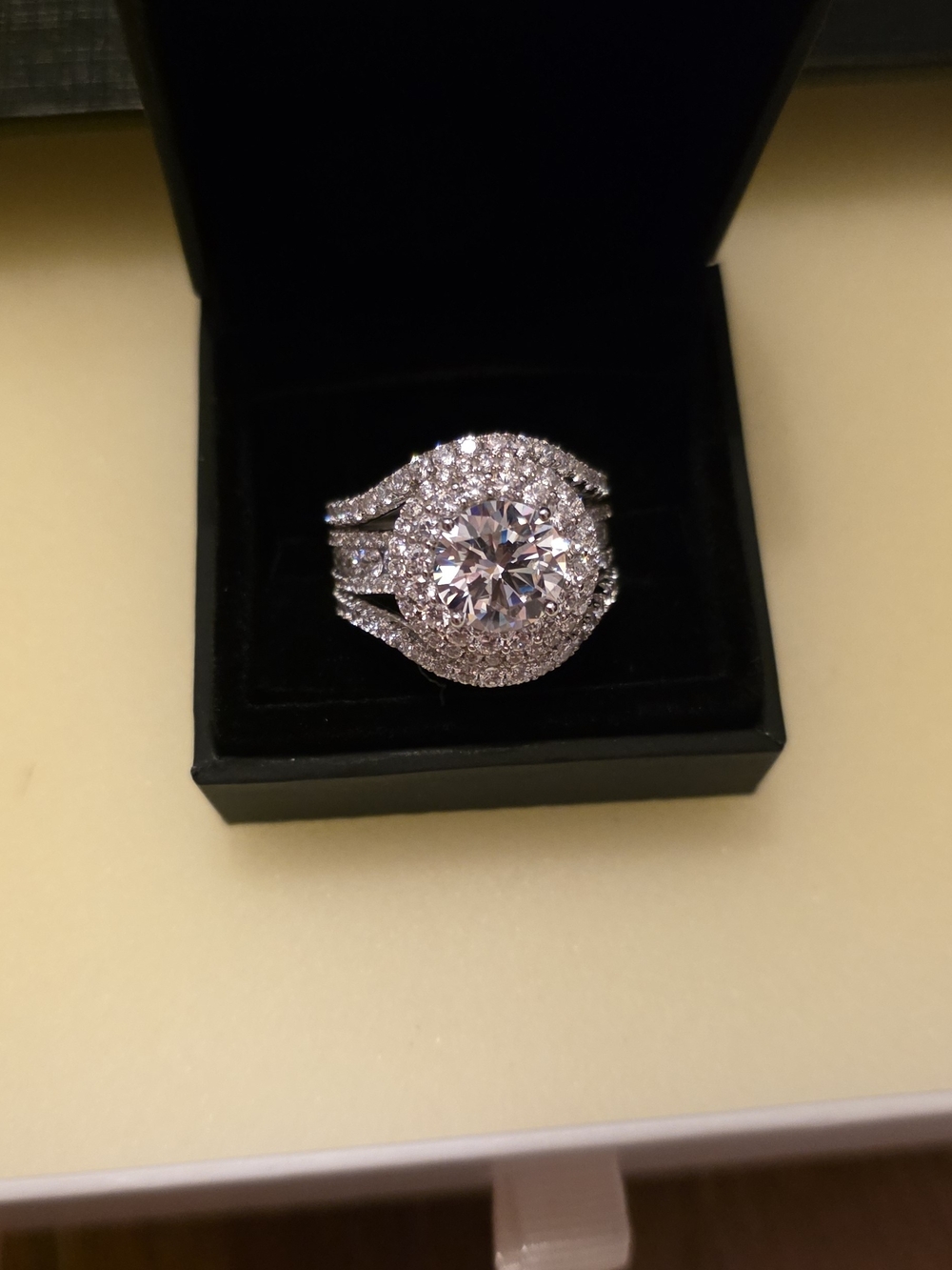 Joancee White Saphire And Sterling Silver